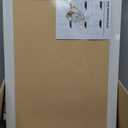 DOLLAR BOSS White Cork Board for Wall - 24 X 18 Inches, Rustic Wooden Frame Bulletin Board, Decorative Hanging Pin Board for Office & Home Decor