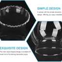 Cabilock Glass Lamp Shade Replacement 3 Inch Oil Lamp Chimney Kerosene Cover for Outdoor Camping and Home Lighting Accessory (14.5x9.5cm)