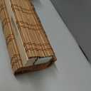 LazBlinds No Tools No Drill Cordless Bamboo Roman Shades, Light Filtering Window Treatment, Roll Up Bamboo Blinds for Windows 35'' W x 64'' H, Ceylon Light Russet