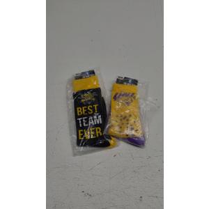 Set Of 2 Socks For Youth, One Size Fits Most, Comfortable And Suitable For Bare Feet