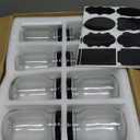 QAPPDA 16 oz Glass Jars With Lids, Wide Mouth Mason Jars,Glass Storage Jars For Food,Canning Jars For Pickles,Herb,Jelly,Jams,Honey,Kitchen Canisters Dishware Safe 16 Pack