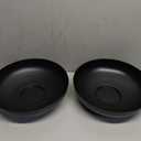 12inches Steel Bowl Decor Black, 2 Pieces