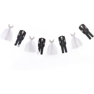 Bridal Shower Decoration Wedding Banners - Core Decorations for the Bride and Groom, Engagement Party Table Decorations, Wedding Dress Selection, Bridal Shower Decorations.Bride to Be Chair Banner