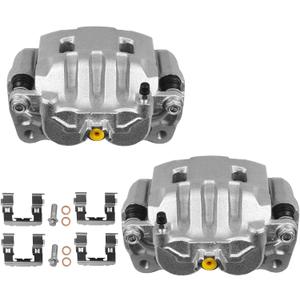 Front Brake Caliper with Bracket Compatible with Subaru Forester 2003-2018, Outback 2002-2014, Legacy 2002-2014, Crosstrek 2016-2017, Impreza 03-05/08-14, 19-B2682B 19-B2683B, Left & Right Assembly