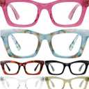 CCVOO 1.5 Oprah Style Reading Glasses for Women, Eyeglasses, Blue Light Readers for Women, Computer Eye Glasses