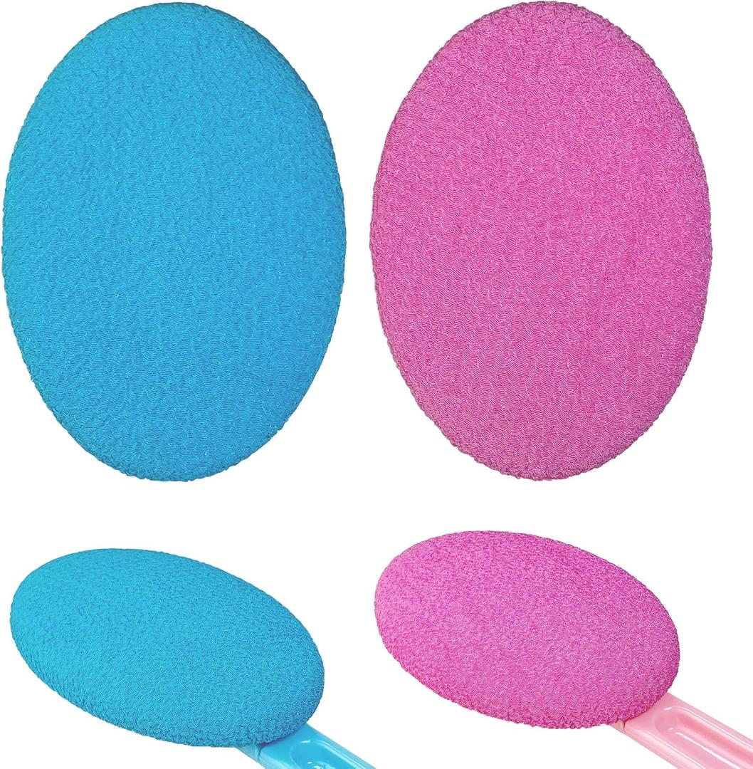 2 Pcs Lotion Applicator Pads - Washable & Reusable Replacement Pads for Eyxformula Lotion Applicators for Back, Leg, Feet - Entire Body Skin Care Tools