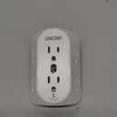 LENCENT 2 Prong Surge Protector Power Strip,2 Prong to 3 Prong Grounding Outlet Adapter,Multi Plug Wall Outlet with 3-Sided 6 Outlets,Power Socket Expander for Non Grounded Kitchen Office Older House (small)