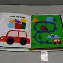 Curious Columbus Quiet Book Away We Go Busy Book for Kids, Montessori Airplane Travel Toy for Preschool and Early Learning
