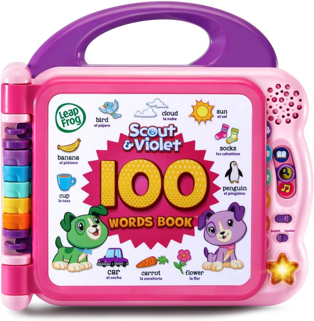 LeapFrog Scout and Violet 100 Words Book, 9.4" x 9.2" x 1.9"