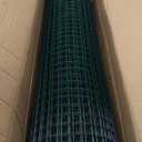 Tongmo 48" x 100' Green Chicken Wire Fencing, 19 Gauge Green Wire Fence, 1"x1" Mesh Size Metal Welded Wire Garden Fence Roll, Poultry Netting for Rabbit/Duck/Chicken