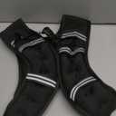 Zeerun Weighted Vest for Women & Men with Reflective Stripe and Adjustable Buckle, Comfortable & Durable Rucking Vest for Walking, Running & Strength Training (10 lb, Black)