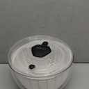 Smile mom Salad Spinner Large Lettuce Spinner Kitchen Gadgets, Large Salad Spinner Vegetable Washer, High Efficiency for Kitchen Washing & Drying Leafy Vegetables, One-Handed Easy Press 6.3 Qt White