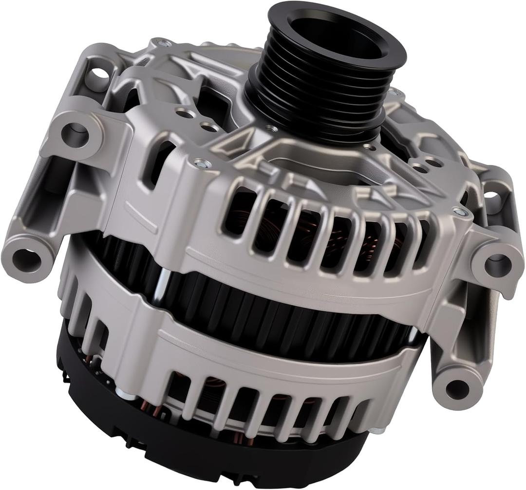 0121715006 Alternator 180A 12V 6-Groove Pulley Fit for Mercedes-Benz CL550 CLK550 CLS550 E350 E550 G550 GL450 GL550 ML350 ML450 R350 S450 S550 SL550 SL65 AMG 2006-2018 11220N 0121715114 0131545602