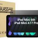 ProCase 4-Way Privacy Screen Protector for iPad Mini 7th(A17 Pro) 2024 / Mini 6th Generation 8.3" 2021, 360 Degree Anti-Spy Tempered Glass Film Guard for iPad Mini 7 6 8.3 Inch