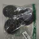 Stainless Steel Wool Scrubber with Rubber Handle & 2 Pads for Cleaning Dishes, Kitchen Pots, Pans, Grills (Grey)