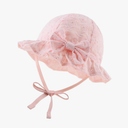 JANGANNSA Bow Baby Girls Summer Hat Flower Toddler Girls Sun Hat Cotton Breathable Infant Hat Rose 5 size