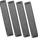 10-Inch Curved Flat Standard Cut Replacement Blade, 4 Pack Steel Shaver Cheesegrater Rasp for Surform Pocket Plane, Dent Repairs, Wood Fiberglass, Shaping Curved Surfaces Hand Plane Scraper (250mm)