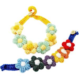 2Pack Knitted Small Bow Tie Collar