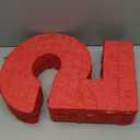 Capoda Number 5 Spider Piata Bundle with Blindfold and Bat Spider Birthday Party Piata for Birthday Party Decoration, 16.14 x 12.32 x 2.76 Inch (Red and Blue)