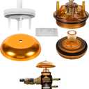 For Febco 765-1 Repair Kit, 765 1" & 1-1/4" Model, 905-212 Bonnet Poppet Repair Kit & 905-052 Check Valve Assembly & Canopy for Febco 765-1 inch & 1-1/4 inch Backflow Preventer and Vacuum Breaker