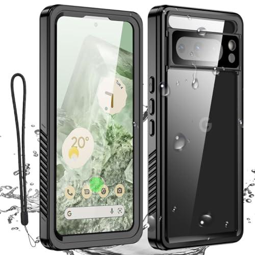 AICase Google Pixel 8 Pro Case Waterproof Clear Built-in Screen Protector Snowproof,Dustproof,Shockproof,IP68 Certified [Real 360] Full Body Protection Fully Sealed Underwater for Google Pixel 8 Pro