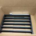 Pet Gate - 3-Panel Indoor Foldable Dog Fence for Stairs, Hallways, or Doorways - 54x24-Inch Wood Freestanding Dog Gates by PETMAKER (Black)