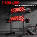 Adjustable Squat Rack, 550LBS Multi-Function Barbell Rack for Weight Lifting and Home Gym Fitness Workout Portable Squat Bench Press - Great for Beginners