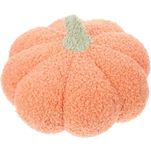Ciieeo Pumpkin Shaped Throw Pillow Adorable Plush Cushion for Home Decor Bedroom Sofa Seating 7.87 Inch Modern Minimalist Pumpkin Cushion