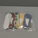 8 Pairs No Show Socks Womens, Non Slip Invisible Thin Liner Socks for Flats & Loafers (Cotton Bottom) US 5-9