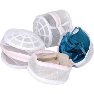 Premium Bra Wash Bag  Set of 3 Mesh Lingerie Laundry Bags for Delicates  Protects Bras, Underwear & Intimates in Washing Machine  Durable Zipper Closure  Large Size