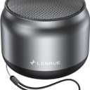 LENRUE Bluetooth Speaker,Small Portable Speakers,Mini Wireless Speaker with 5W Clear Sound,15H Playback Time,Gift for Men/Women/Kids/Boys/Girls,Home and Outdoor Activities (Gray)