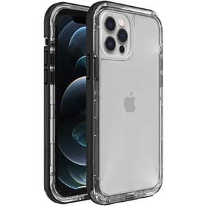 LifeProof NEXT SERIES Case for iPhone 12 & iPhone 12 Pro - BLACK CRYSTAL (CLEAR/BLACK)