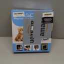 CEESC Cat Flap Door Magnetic Pet Door with 4 Way Lock for Cats, Kitties and Kittens, 2 Sizes and 2 Colors Options (L- Inner Size: 7.08"(W) x 7.48"(H), White)