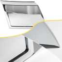 Side Bumper Chrome Trim without Hole Compatible with Volvo 2018+ Volvo VNL 1 Pair Of Right Passenger & Left Driver Side Bumper Extension Corners Chrome Trim