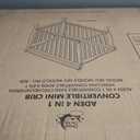 Dream On Me Aden 4-in-1 Convertible Mini Baby Crib, GREENGUARD Gold & BSA Certified, Sustainable Pinewood, Non-Toxic Finish, 3 Mattress Heights, Converts to Mini Day & Twin-Size Bed - Natural