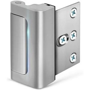 EverPlus Home Security Door Lock for Kids Safety, Childproof Door Reinforcement Lock for Front Door Withstand 800 lbs for Inside Swinging Door, Upgraded Metal Child Safety Door Latch Lock Defend Home