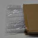 TOFLEN 50 Pack 3 oz Square Mini Dessert Cups with Lids and Spoons Clear Plastic Dessert Shooter Cups for for Party, Yogurt, Parfait, Cheesecake, Pudding, Jello and Appetizers