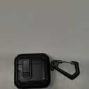 Compatible with AirPods 4th Case,Magnetic Automatic Lock with Phone Stand & Cleaning Kit,Compatible with Magsafe Cover -Black