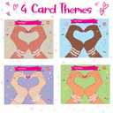 Thigreact Valentines Day Gifts for Kids - Personalized Name Bracelet Making Kit - Valentine Gift Exchange for Boys Girls Toddlers Class Classroom School Party Favors