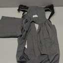 Momcozy Baby Wrap Carrier Skin-Friendly Fabric, Easy to Wear Baby Carrier Sling T-Shirt Design, Hands Free Baby Carriers Newborn to Toddler 8-35lbs, Adjustable Buckle for Waist 30-47inch, Deep Grey