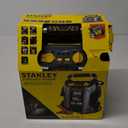 STANLEY 1000 Peak Amp Automotive Jump Starter, Portable Power – 2.1A/10W USB Port, 12V Outlet, 120 PSI Air Compressor for Tires, Bikes & Sports Equipment