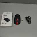Leadsail Rechargeable Wireless Slim Cordless Mouse, 2.4G Portable Less Noise Optical Mouse with 5 Adjustable DPI Levels for Laptop, Desktop, MacBook