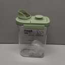 3 Qt/2.8 L Bird Seed Storage Container with Lids Airtight Measuring Cup, Bird Seed Dispenser Pet Food Container Are Used to Store Bird Food, Chicken Feed BPA Free (2.8L, Green)