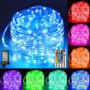 Ollny Rope Lights Outdoor Color Changing, 99FT 300 LED Waterproof Plug in Outdoor String Lights with Remote, 18 Colors Twinkle Rope Lights for Outside Indoor Party Christmas Holiday Decorations