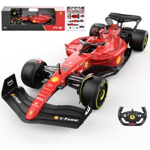 Voltz Toys Authentic Licensed 1:12 Ferrari F1 75 Remote Control Car - F1 Collection RC car Series for Kids and Adults - 2.4GHz RC Car for Gift (1:12 Ferrari F1 75)