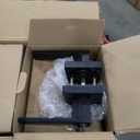 6 Pack Matte Black Door Handles, Keyless Interior Door Knobs, Privacy Door Lever Locksets for Bedroom Bathroom, Heavy Duty Square Door Lock (2.0lb), Reversible for Left&Right Handled Doors