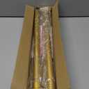 Gold Shower Curtain Rod 31-79 Inches Non-Slip Shower Rod Tension Mounted No Drill Shower Curtain Rods Spring Tension Rod Adjustable Tension Curtain Rod for Windows Bathroom