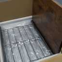 SUOERNUO Shoe Rack Organizer 6 Tier for Closet Entryway Free Standing Metal Storage Shoe Shelf with MDF Top BoardBlack (Black+rustic Brown)