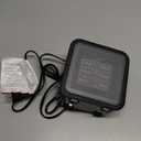 Amazon Basics Ceramic Space Heater, Mini Heater for Office Desk, Portable Tent Heater (Indoor Use), 120V, With Tip-Over Protection, Lightweight (1.4 LBS), Black, 5.87”D x 3.15”W x 5.95”H