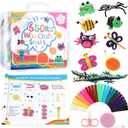 Zefy 650 Pcs 13 Colors Wax Craft Sticks, 6 Inches Bendable Wax Sticks with Storage Box, Travel Road Trip Activities Summer Camping Essentials Easter Gifts for Kids Boys Girls